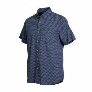 American Eagle Outfitters Mens Classic Fit Blue Print Shirt